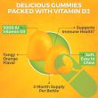 Delicious Orange-Flavored Vitamin D3 Supplement Gummies by Viva Naturals