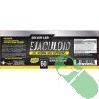 Close-up of Goliath Labs Ejaculoid supplement facts panel showing natural ingredients


