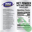 Grass-Fed Whey and MCT Oil Blend in NOW Sports Protein Powder
