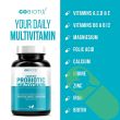 Enhance your gut microbiome with our probiotic capsules, loaded with essential vitamins for comprehensive health support