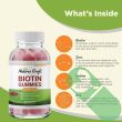 60 biotin gummies for hair, skin, and nails