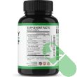 "Back view of Havasu Horny Goat Weed Extra Strength showing supplement facts and daily usage information"

