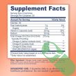 Supplement facts panel showing omega fatty acids and vitamin C content per serving.