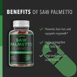 hava su saw palmetto gummies raspberry flavor – black label bottle 60ct

