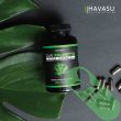 Close-up of Havasu Saw Palmetto capsules, showcasing plant-based shell


