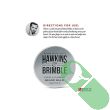"Open jar of Hawkins & Brimble Beard Balm revealing smooth balm texture"

