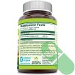 "Supplement facts label on Herbal Secrets Burdock Root 425 mg bottle"

