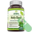 "Herbal Secrets Holy Basil 1000 mg 120 capsules bottle front label Ayurvedic herb"


