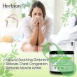 "Herbion Naturals Chest Rub ointment tube placed alongside natural herbs background"

