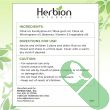 "Side view of Herbion Naturals Chest Rub ointment tube showing usage instructions"
