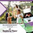Back label of Herbion Naturals Elderberry Syrup bottle displaying supplement facts and ingredients

