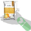 Side view of Herbion Naturals cough drops bag with usage instructions visible

