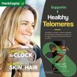 "Herbtopia Forever Young capsules on white surface for natural anti-aging and wellness"

