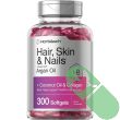 horbaach-hair-skin-nails-argan-coconut-collagen-300-softgels