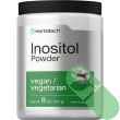 Horbaach Inositol Powder Vitamin B8 8 oz with scoop outside the container showing fine powder texture.

