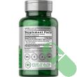 Supplement facts label on Horbaach Saw Palmetto Extract bottle detailing saw palmetto content

