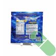 Humpin Hippies Blu Razz Gummies back packaging showing supplement facts and ingredients
