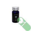 Venom 24K Black Platinum capsule bottle back with Supplement Facts and UPC

