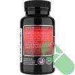 "Side bottle view of Influx Inspire Extreme Testosterone Booster, dosage and cGMP certification info"