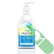 Jason Purifying Tea Tree Hand Soap 16 fl oz bottle with tea tree leaf design


