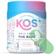 KOS Bolt From The Blue Spirulina Blend gluten-free, soy-free, vegan label