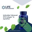 Side label with dosage and warnings for Life Extension ArthroMax Advanced capsules

