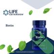 life-extension-biotin-600mcg-open-bottle – Alt: Open Life Extension Biotin 600 mcg bottle with capsules visible

