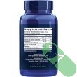 "Supplement facts and ingredient label of Life Extension Buffered Vitamin C Powder for Sensitive Stomachs 454g container, clear details shown"