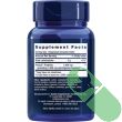 "Supplement facts panel for Life Extension FLORASSIST Prebiotic with PreticX 60 chewable tablets"

