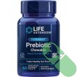 "Side label showing ingredients of Life Extension FLORASSIST Prebiotic with PreticX 60 strawberry tablets"

