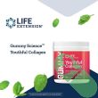 life-extension-gummy-science-collagen-top – Bottle cap and tamper-evident seal

