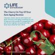 life-extension-gummy-science-collagen-open – Open bottle showing cherry vanilla collagen gummies

