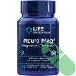 Back label of Life Extension Neuro-Mag with usage instructions and warnings


