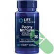 life extension peony immune support herbal supplement blue bottle

