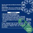provinal purified omega-7 supplement facts close-up