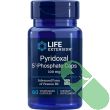 life-extension-pyridoxal-5-phosphate-100mg-60-capsules-front – Alt: Front label of Life Extension Pyridoxal 5’-Phosphate 100 mg 60 vegetarian capsules