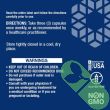 senolytic activator supplement facts panel close-up

