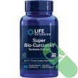 "Side label of Life Extension Super Bio-Curcumin 60 veggie capsules indicating vegetarian and non-GMO certifications"

