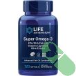 life-extension-super-omega-3-softgels-and-bottle – Alt: Life Extension Super Omega-3 bottle with softgels scattered nearby

