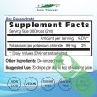 "Supplement facts panel of Eidon Ionic Minerals Potassium Supplement"

