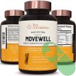 movewell supplement bottle highlighting glucosamine sulfate content