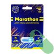 Marathon Extra Strength pill packaging, showcasing natural ingredients for male vitality and performance enhancement