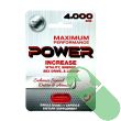 Front view of Maximum Performance Power 4000mg, a male enhancement pill that increases vitality, energy, and libido.