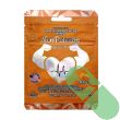Men Potentia Mango Gelatin-Free Male Enhancement Gummies front orange packaging with heart logo

