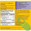Supplement facts label showing 3000 mcg biotin per serving with nutritional info

