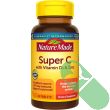 Nature Made Super C with Vitamin D3 & Zinc packaging highlighting 5 key immune support nutrients.


