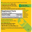 Supplement facts panel of Nature Made Vitamin D3 2000 IU Softgels highlighting vitamin D3 content.

