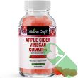 Front label of Natures Craft Apple Cider Vinegar Gummies highlighting digestive health benefits.

