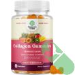 Nature's Craft Tropical Flavor Collagen Gummies packaging emphasizing gluten-free and non-GMO features