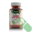 "Front view of Nature’s Wellness Horny Goat Weed packaging highlighting key ingredients"

